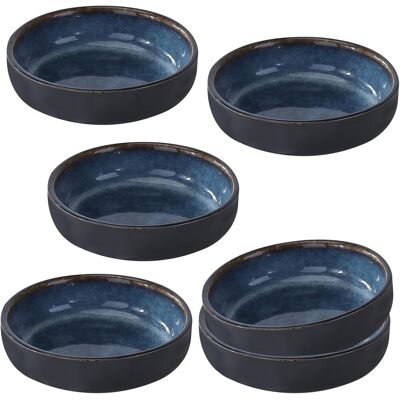 OEM Cuencos Para Salsas: 6 Cuencos Redondos De Cerámica Para Salsa De Soja, Sushi, Mini Cuencos Para Especias, Cuencos Para Ensalada Azul Marino, Mini Cuencos Para Aperitivos Para Especias, Snacks, Frutos OEM Cuencos Para Salsas: 6 Cuencos Redondos De Cerámica Para Salsa De Soja, Sushi, Mini Cuencos Para Especias, Cuencos Para Ensalada Azul Marino, Mini Cuencos Para Aperitivos Para Especias, Snacks, Frutos