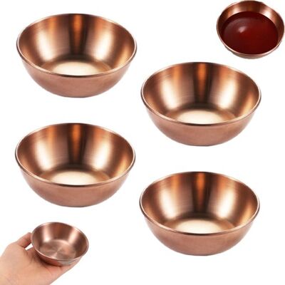 OEM 4 Piezas: Cuencos Para Salsas, Cuenco De Acero Inoxidable Para Salsa, Mini Cuenco Para Salsa De Soja, Cuenco Para Mojar Sushi OEM 4 Piezas: Cuencos Para Salsas, Cuenco De Acero Inoxidable Para Salsa, Mini Cuenco Para Salsa De Soja, Cuenco Para Mojar Sushi