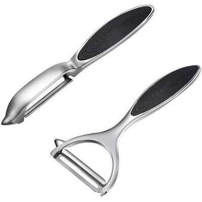 OEM Juego De Peladores De Verduras De Primera Calidad: Cuchillas Extra Afiladas De Acero Inoxidable Con M,frutas Y Verduras (2 Piezas),2 Piezas,acero OEM Juego De Peladores De Verduras De Primera Calidad: Cuchillas Extra Afiladas De Acero Inoxidable Con M,frutas Y Verduras (2 Piezas),2 Piezas,acero