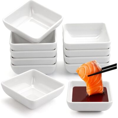 OEM 10 Recipientes Para Salsa De 7,5 X 7,5 X 3 Cm, Vasitos Para Salsa De Soja, Recipientes Cuadrados Apilables Para Salsa, Bandejas Para Salsa, Mini Vasos Para Salsas, Aderezos, Condimentos, Frutas Y Aper OEM 10 Recipientes Para Salsa De 7,5 X 7,5 X 3 Cm, Vasitos Para Salsa De Soja, Recipientes Cuadrados Apilables Para Salsa, Bandejas Para Salsa, Mini Vasos Para Salsas, Aderezos, Condimentos, Frutas Y Aper