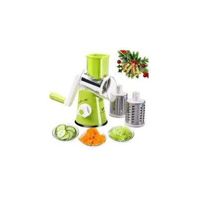 OEM Rallador De Queso Giratorio Con Mango, Para Cocina, 3 Cuchillas Intercambiables Para Queso, Patatas, Calabacín, Frutos Secos, Chocolate Y Verduras - Crezuo OEM Rallador De Queso Giratorio Con Mango, Para Cocina, 3 Cuchillas Intercambiables Para Queso, Patatas, Calabacín, Frutos Secos, Chocolate Y Verduras - Crezuo