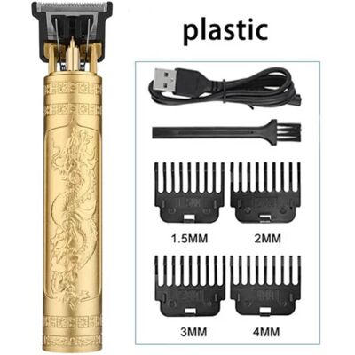 TRADE SHOP TRAESIO Trade Shop - Tagliacapelli Rasoio Elettrico Ricaricabile Regolabile Taglia Barba Capelli Prof - Oro TRADE SHOP TRAESIO Trade Shop - Tagliacapelli Rasoio Elettrico Ricaricabile Regolabile Taglia Barba Capelli Prof - Oro