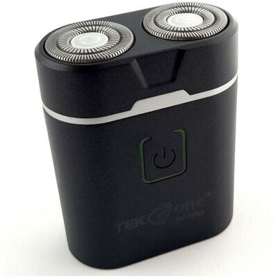 TRADE SHOP TRAESIO Trade Shop - Mini Rasoio 2 Testine Elettrico Ricaricabile Uomo Barba Waterproof Mod. 6558 - TRADE SHOP TRAESIO Trade Shop - Mini Rasoio 2 Testine Elettrico Ricaricabile Uomo Barba Waterproof Mod. 6558 -