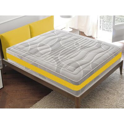 MATERASSIEDOGHE Colchón De Espuma Viscoelástica En Gel 11 Áreas Diferenciadas - Ortopédico - Anatómico - Antibacteriano - Antiácaros 105x200 MATERASSIEDOGHE Colchón De Espuma Viscoelástica En Gel 11 Áreas Diferenciadas - Ortopédico - Anatómico - Antibacteriano - Antiácaros 105x200