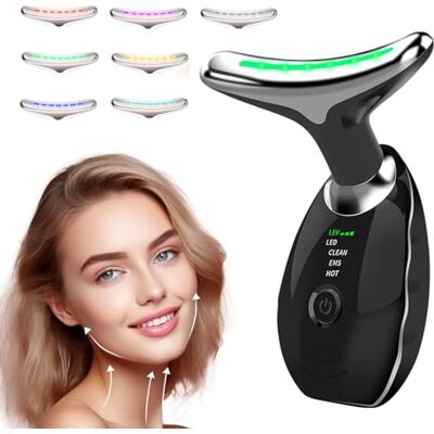 OEM Masajeador Facial Antiarrugas, Dispositivo De Belleza Antiarrugas De 7 Colores Con 3 Modos, Dispositivo Facial V Face Beauty Meter Para Reafirmar Y Levantar La Piel, Masajeador Facial Eléctrico Para M OEM Masajeador Facial Antiarrugas, Dispositivo De Belleza Antiarrugas De 7 Colores Con 3 Modos, Dispositivo Facial V Face Beauty Meter Para Reafirmar Y Levantar La Piel, Masajeador Facial Eléctrico Para M