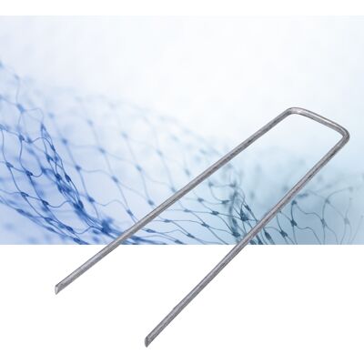 OEM U-förmige Befestigungspfähle Für Kunstrasen Und Erdreich – 100 Stück, Stahlbefestigungen, Abmessungen 30 X 150 Mm OEM U-förmige Befestigungspfähle Für Kunstrasen Und Erdreich – 100 Stück, Stahlbefestigungen, Abmessungen 30 X 150 Mm