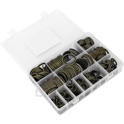 OEM Satz Mit 240 Stück Metall-nbr-gummidichtungen 6-30 Mm Für Ablassschraubendichtungen Und Drucksysteme OEM Satz Mit 240 Stück Metall-nbr-gummidichtungen 6-30 Mm Für Ablassschraubendichtungen Und Drucksysteme