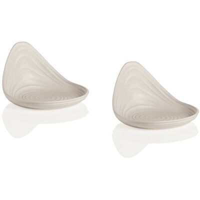WEBMARKETPOINT Set 2 Porta Snack Tierra Arcilla Bianco Latte WEBMARKETPOINT Set 2 Porta Snack Tierra Arcilla Bianco Latte