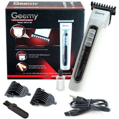 MAXTECH Trade Shop - Tagliacapelli Barba Trimmer Ricaricabile Elettrico Professionale Batteria Gm6140 - MAXTECH Trade Shop - Tagliacapelli Barba Trimmer Ricaricabile Elettrico Professionale Batteria Gm6140 -
