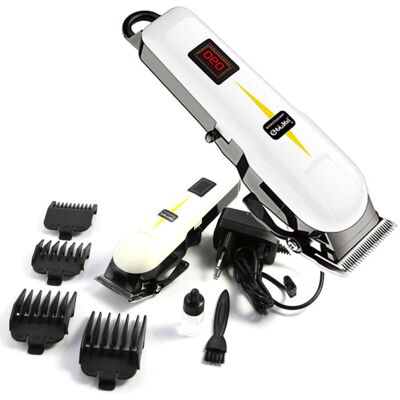 MAXTECH Trade Shop - Taglia Capelli Elettrico Rasoio Regola Barba Baffi Ricaricabile Display Gm-6008 - MAXTECH Trade Shop - Taglia Capelli Elettrico Rasoio Regola Barba Baffi Ricaricabile Display Gm-6008 -