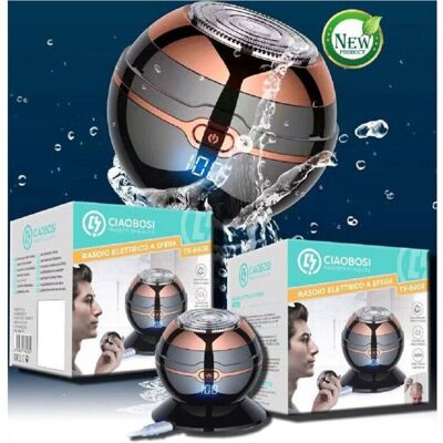 TRADE SHOP TRAESIO Trade Shop - Rasoio Tagliacapelli Elettrico Ricaricabile A Sfera Sferico Uomo Barba Tx-8408 - TRADE SHOP TRAESIO Trade Shop - Rasoio Tagliacapelli Elettrico Ricaricabile A Sfera Sferico Uomo Barba Tx-8408 -