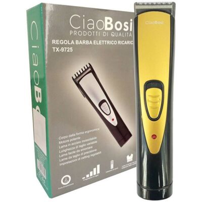 TRADE SHOP TRAESIO Trade Shop - Rasoio Taglia Capelli Regola Barba Elettrico Batteria Ricaricabile Tx-9725 - TRADE SHOP TRAESIO Trade Shop - Rasoio Taglia Capelli Regola Barba Elettrico Batteria Ricaricabile Tx-9725 -