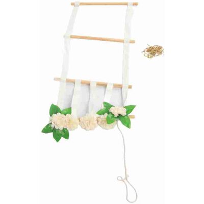 OEM Rustikaler, Floraler Wand-haarorganizer Für Haarspangen Und -clips, Halter Für Blumenaccessoires, Schlafzimmerdekoration OEM Rustikaler, Floraler Wand-haarorganizer Für Haarspangen Und -clips, Halter Für Blumenaccessoires, Schlafzimmerdekoration
