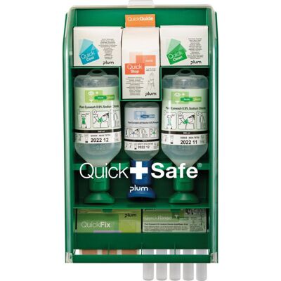 Plum QuickSafe Botiquín de Primeros Auxilios Completo, Protegido Plum QuickSafe Botiquín de Primeros Auxilios Completo, Protegido