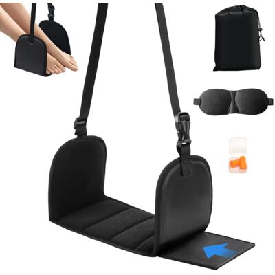 OEM Reposapiés Para Avión, Reposapiernas Para Avión Que Ofrece Relajación Y Comodidad Para Vuelos Largos, Reposapiés De Viaje Con Antifaz/tapones Para Los Oídos/bolsa, Artículos Esenciales De Viaje, Hamac OEM Reposapiés Para Avión, Reposapiernas Para Avión Que Ofrece Relajación Y Comodidad Para Vuelos Largos, Reposapiés De Viaje Con Antifaz/tapones Para Los Oídos/bolsa, Artículos Esenciales De Viaje, Hamac