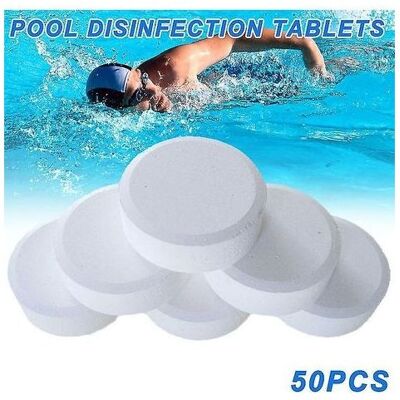 ENLENK Desinfectante Clorado Para Piscinas – Lote De 50 Pastillas Multifuncionales – Desinfección Rápida Para Bañeras Y Spas – Ayuda A Prevenir Las Algas – ENLENK Desinfectante Clorado Para Piscinas – Lote De 50 Pastillas Multifuncionales – Desinfección Rápida Para Bañeras Y Spas – Ayuda A Prevenir Las Algas –