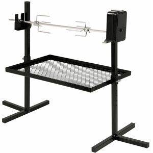 Bbq-toro Juego De Pinchos Para Parrilla Mã³vil Con Parrilla De Carbã³n, 2 Agujas Para Carne, Motor Bbq-toro Juego De Pinchos Para Parrilla Mã³vil Con Parrilla De Carbã³n, 2 Agujas Para Carne, Motor