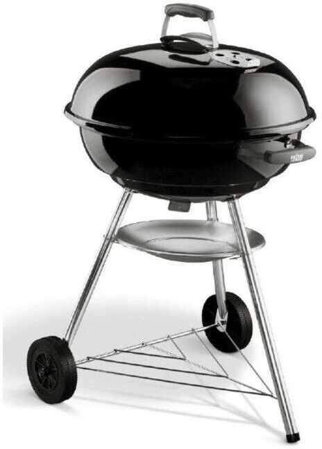 Weber - Barbacoa de carbón Compact Kettle 57cm Negro Cód. 1321004