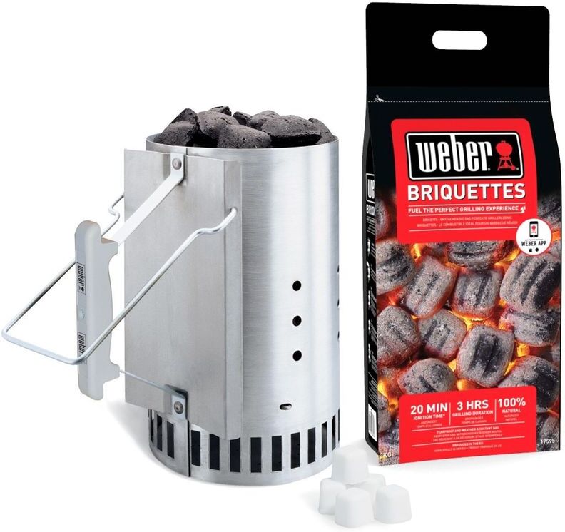 Weber - set chimenea de encendido para bbq de 47 y 57CM