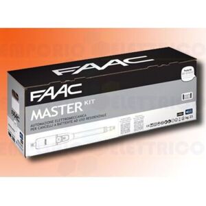 Faac - Master Kit 24v 104415144 Automatismo Cancela Batiente Batiente 3m Por Hoja Faac - Master Kit 24v 104415144 Automatismo Cancela Batiente Batiente 3m Por Hoja