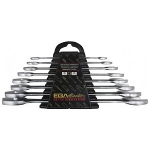 Egamaster - Juego 8 Llaves Fijas 6-7 / 20-22 Cromado Aerospacial - Ega Master Egamaster - Juego 8 Llaves Fijas 6-7 / 20-22 Cromado Aerospacial - Ega Master