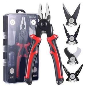 OEM Kit De Herramientas 5 En 1 - Versátil Y Resistente - Alicates Multifunción Con Mango De Pvc Para Reparaciones Generales De Cajas De Herramientas Manuales En El Hogar - 1 Pieza OEM Kit De Herramientas 5 En 1 - Versátil Y Resistente - Alicates Multifunción Con Mango De Pvc Para Reparaciones Generales De Cajas De Herramientas Manuales En El Hogar - 1 Pieza
