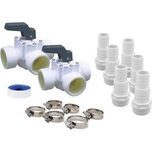 Ubbink Heatermax Compact Kit By-pass Blanco Pvc Ubbink Heatermax Compact Kit By-pass Blanco Pvc