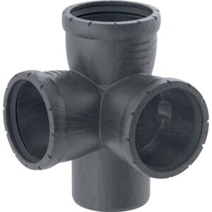 Geberit Pro Silent DN 100/90/90 - Accesorio de desagüe Geberit Pro Silent DN 100/90/90 - Accesorio de desagüe