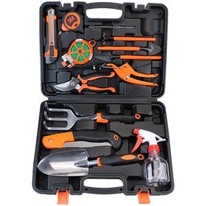 RAPANDA Juego De Herramientas De Jardinería De 13 Piezas, Juego De Herramientas De Jardinería, Herramientas Manuales Para Exteriores Con Mango De Goma Antideslizante, Incluidas Tijeras De Podar De Acero Inoxi RAPANDA Juego De Herramientas De Jardinería De 13 Piezas, Juego De Herramientas De Jardinería, Herramientas Manuales Para Exteriores Con Mango De Goma Antideslizante, Incluidas Tijeras De Podar De Acero Inoxi