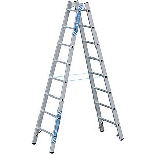Zarges - Escalera Profesional De Peldaños Estrechos Ascenso Por Ambos Zarges - Escalera Profesional De Peldaños Estrechos Ascenso Por Ambos