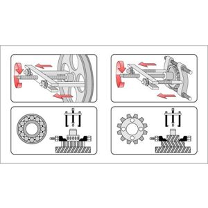 YATO Extractor Universal De Doble Brazo - Yt-0640 YATO Extractor Universal De Doble Brazo - Yt-0640