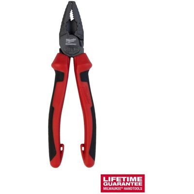 Alicates combinados Milwaukee Modelo 4932492462 - 180mm - Uso resistente Alicates combinados Milwaukee Modelo 4932492462 - 180mm - Uso resistente