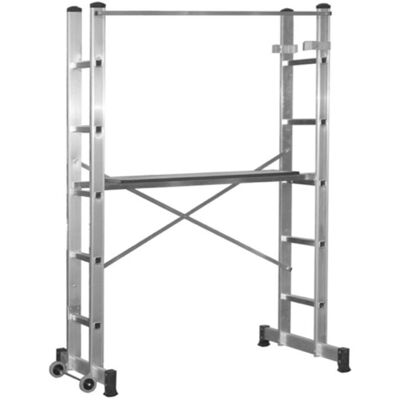 Andamio Móvil de Aluminio Wolfpack - 3m, Escaleras Doble y Telescópica Andamio Móvil de Aluminio Wolfpack - 3m, Escaleras Doble y Telescópica