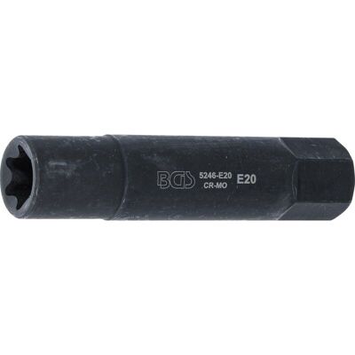 BGS TECHNIC Llave De Vaso E-torx, Extra Larga Entrada 22 Mm E20 BGS TECHNIC Llave De Vaso E-torx, Extra Larga Entrada 22 Mm E20