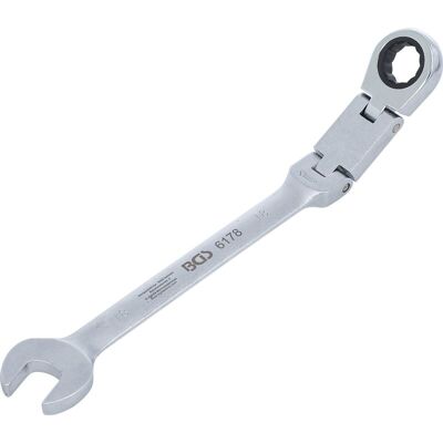 Bgs Technic - Llave Combinada Con Carraca De Doble Articulación Angulable 18 Mm Bgs Technic - Llave Combinada Con Carraca De Doble Articulación Angulable 18 Mm