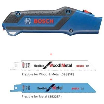Sierra De Mano + 2 Hojas Sierras Sable De Bosch Professional Bsh000495 Profesional - Sierra De Mano + 2 Hojas Sierras Sable De Bosch Professional Bsh000495 Profesional -