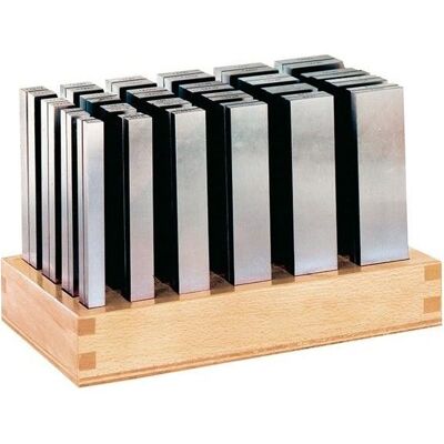 Amf - Juego De Cuñas Paralelas Sp L 125mm Soporte Madera Amf - Juego De Cuñas Paralelas Sp L 125mm Soporte Madera