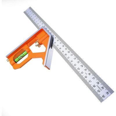 OEM Escuadra Combinada Métrica De 300 Mm, Escuadra Combinada Metálica Universal Y Precisa Con Tope Y Herramienta De Marcado - Herramienta De Medición Profesional -crezuo OEM Escuadra Combinada Métrica De 300 Mm, Escuadra Combinada Metálica Universal Y Precisa Con Tope Y Herramienta De Marcado - Herramienta De Medición Profesional -crezuo