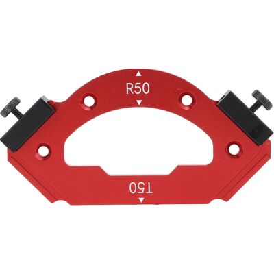 OEM Plantilla Para Fresadora Angular R50 T50, Plantilla De Aleación De Aluminio Para Radios Redondos Interiores Y Exteriores Para Trabajos De Carpintería OEM Plantilla Para Fresadora Angular R50 T50, Plantilla De Aleación De Aluminio Para Radios Redondos Interiores Y Exteriores Para Trabajos De Carpintería