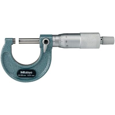 Micrómetro externo Mitutoyo 0-25mm - Herramienta de precisión Micrómetro externo Mitutoyo 0-25mm - Herramienta de precisión