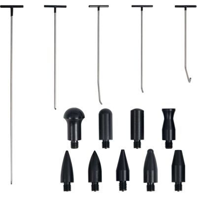 Vidaxl Juego De Reparación De Abolladuras 5 Piezas Acero Inoxidable Vidaxl Juego De Reparación De Abolladuras 5 Piezas Acero Inoxidable