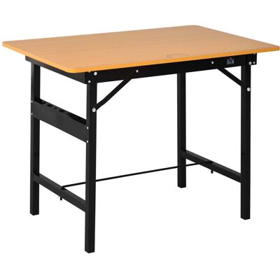HELLOSHOP26 Banco De Trabajo Plegable 100 X 60 X 75.5 Cm Almacenamiento De Herramientas Regla Transportador Integrado Diseño Industrial Estable De Mdf Amarillo 210007122 HELLOSHOP26 Banco De Trabajo Plegable 100 X 60 X 75.5 Cm Almacenamiento De Herramientas Regla Transportador Integrado Diseño Industrial Estable De Mdf Amarillo 210007122