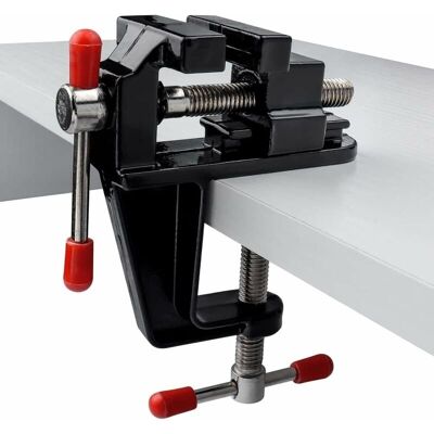 IKVZVKI Mini Tornillo De Banco Universal Con Abrazadera, Micro Tornillo De Banco Con Mordaza Ajustable, Banco De Sujeción De Aleación De Aluminio, Herramienta De Fijación Para Reparación, Escultura, Modelismo IKVZVKI Mini Tornillo De Banco Universal Con Abrazadera, Micro Tornillo De Banco Con Mordaza Ajustable, Banco De Sujeción De Aleación De Aluminio, Herramienta De Fijación Para Reparación, Escultura, Modelismo