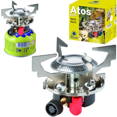 Estufa de Camping Atos - Encendido Piezo y Gas Portátil Estufa de Camping Atos - Encendido Piezo y Gas Portátil