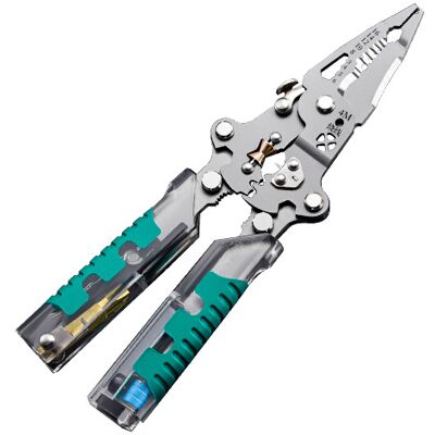 OEM Pelacables 8 En 1 Con Comprobador De Voltaje, Destornillador De Aguja Plegable Y Herramienta Pelacables Con Mango Ergonómico Antideslizante (2 Unidades) OEM Pelacables 8 En 1 Con Comprobador De Voltaje, Destornillador De Aguja Plegable Y Herramienta Pelacables Con Mango Ergonómico Antideslizante (2 Unidades)