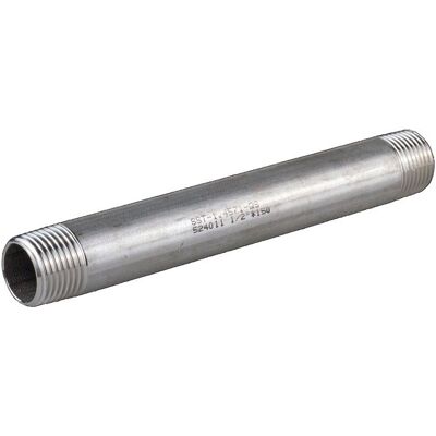 Boquilla De Tubo Doble En 10226-1 Nps 1/4 Pulgada 120 Mm Springer (por 10) Boquilla De Tubo Doble En 10226-1 Nps 1/4 Pulgada 120 Mm Springer (por 10)