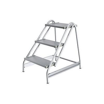 MUNK Plataforma de Trabajo - Aluminio, 3 Peldaños - Segura y Estable MUNK Plataforma de Trabajo - Aluminio, 3 Peldaños - Segura y Estable