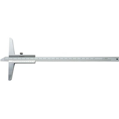 Fervi - C007/200 - 200 mm - Satinado - Micrómetro de profundidad Fervi - C007/200 - 200 mm - Satinado - Micrómetro de profundidad