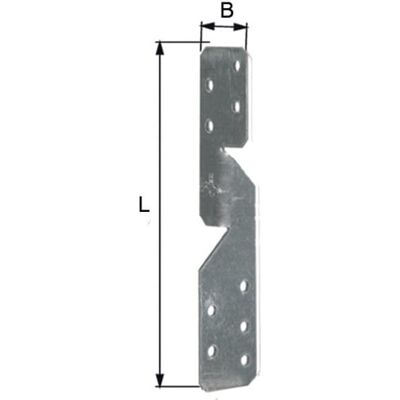 Gah Alberts Anker De Cabio L/r 210 X 33 X 2 Mm - 338084 Gah Alberts Anker De Cabio L/r 210 X 33 X 2 Mm - 338084