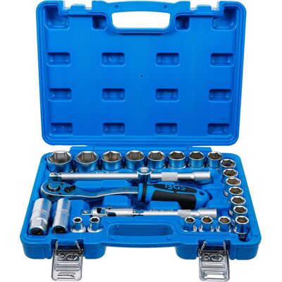 BGS TECHNIC Juego De Llaves De Vaso Entrada 12,5 Mm (1/2') Medidas En Pulgadas 27 Piezas BGS TECHNIC Juego De Llaves De Vaso Entrada 12,5 Mm (1/2') Medidas En Pulgadas 27 Piezas